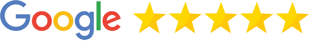 5 stars on Google